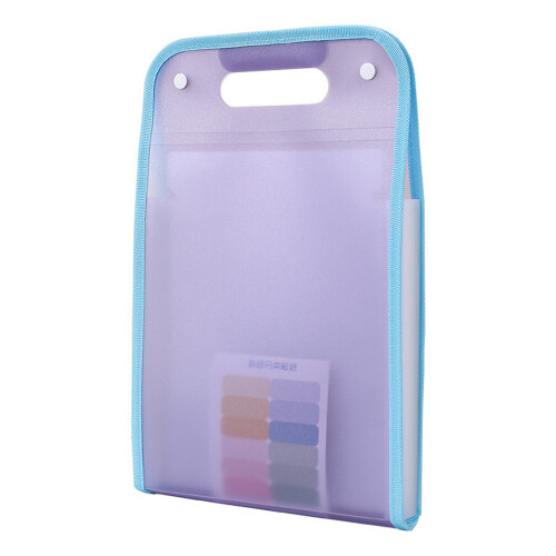A4 Size Accordions Styles File Organizers Document Holders-Blue