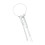 Collier à broche à franges en forme de cœur, portable, 1