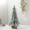 Christmas Tree Mini Decoration with Snow Effect Green 1