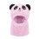 Children's Cartoon Wool Face Hat with Ear Covering, 1