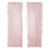 Window Treatments Window Curtain Simple Installation-Pink 1