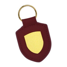 Vielseitiger Leder-Schlüsselanhänger für-Rotwein.