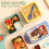 Boîte à lunch portable Giyblacko, compatible micro-ondes et étanche 4