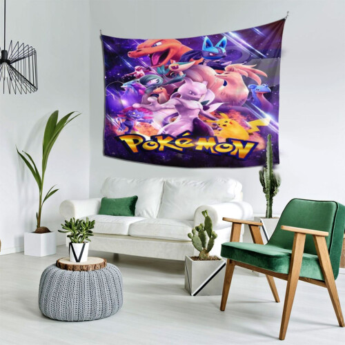 Pokemon Wall Tapestry Decor 60 x 40 in 2