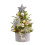 Mini Flocked Christmas Tree with LED Lights 17 Inch 1