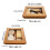 Bath Scrub Brush Bath Body Scrubber Fiber Back-6 piece set 4