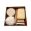 Bath Scrub Brush Bath Body Scrubber Fiber Back-6 piece set 6