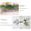 2 stuks creatief bloemontwerp gordijn tiebacks-Type A wit 5