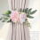 2Pcs Decorative Flower Design Curtain-Type A light pink 6