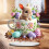 Easter Decorations: 2D Acrylic Easter Eggs & Rabbit Ornaments for Tabletop, Wall – Compatible with Easter Party Supplies 1