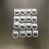 16Pcs Numbered Shape Crochet Stitching Markers Colored-Yellow 7