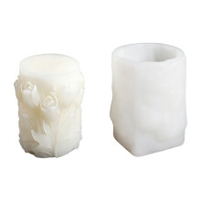 Moule à bougie en silicone pour bouquet de tulipes et-1354