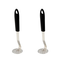 2Stk Kartoffelstampfer Aus Mit Hitzebeständigem Silikongriff