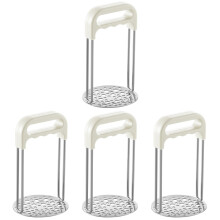 4Stk Weißer Kartoffelstampfer Für Gemüse &