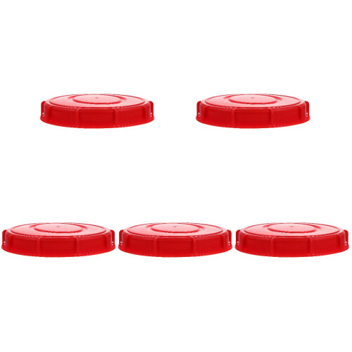 5Pcs Red Bucket Lid Leakproof Durable Sealing Replacement