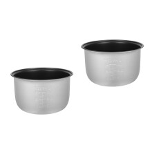 2Pcs Non-Stick Alloy Rice Cooker Inner Pot Household Cooking Accessory