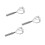 3Pcs Stainless Steel Potato Crusher Kitchen Masher Tool 1