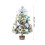 Blue Falling Snow Christmas Tree with Lights 12cm 3