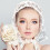 Lace Triangular Scarf Styling Headwrap Bandana for Women-White 7