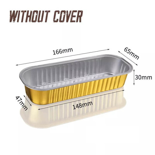 Aluminum Foil Lunch Boxes Rectangular 10pcs 1