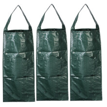 3Pcs Breathable Strawberry Cultivation Bag Featuring 8 Planting