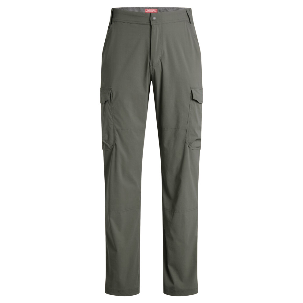 Craghoppers (36R, Dark Sage) Mens Rif Stretch Nosilife Cargo Trousers Multicoloured
