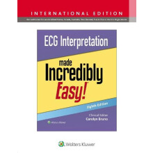 ECG Interpretation Made Incredibly Easy by Carolynn Bruno Paperback Bo