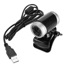 USB 0.3MP Webcam with Mic and 360 Swivel