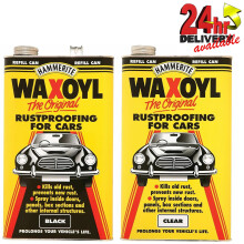 Hammerite 5L Black 5L Clear Refill WaxOyl Rust Eliminator Proof Prevention Cover