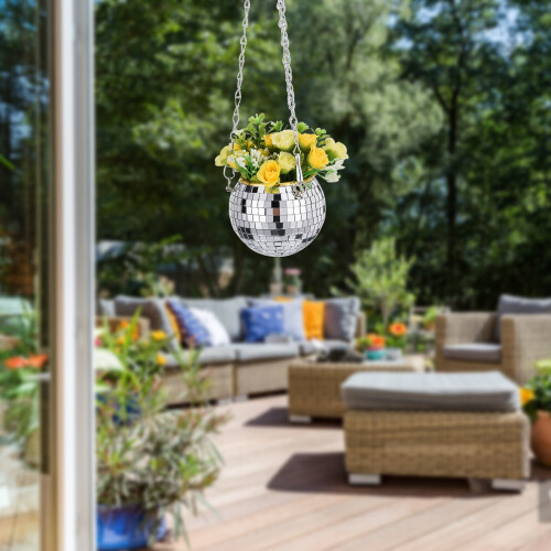 Large Capacity Plastic Disco Planter