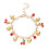 Women's Adjustable Pearl Beaded Bracelet with 3D Strawberry 1