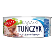 GRAAL Tuńczyk kawałki w sosie własnym 170 g