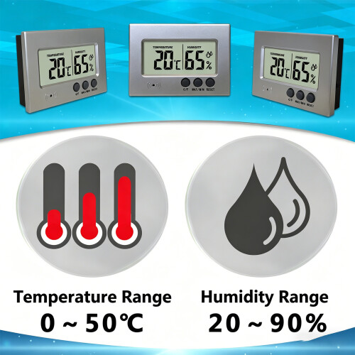 Digital Hygrometer Thermometers With High Accuracy Suitable For 2