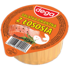 Dega Sałatka pikantna z łososia 125g