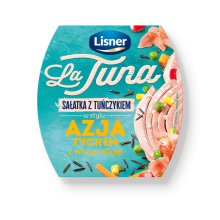 Sałatka z tuńczykiem w stylu AZJATYCKIM z warzywami Lisner 160 g