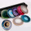 Polished Agate Coaster Set Natural Stone Round 4pcs 1