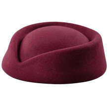 Women Stewardess Costume Accessories Flight Attendant Hat for Real-Estate Uniform Vintage British Stewardess Hat
