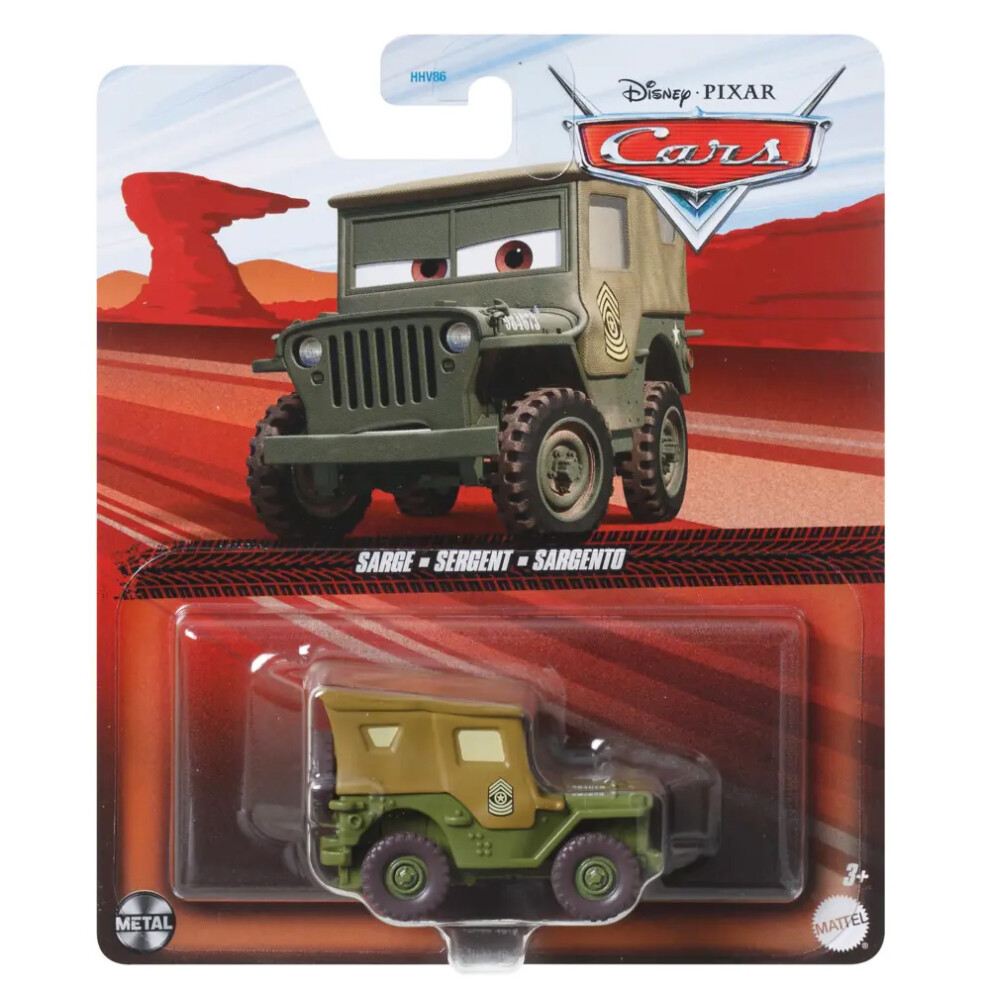 Mattel Disney Pixar Cars: Sarge Diecast Car Fjh95