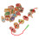 Wooden Threading Toy with Fruit Blocks 15
