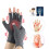 1 Pair Half-Finger Pressure Relief Gloves Beige 6