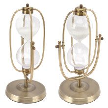 Handcrafted Rotating Sand Timer Ornament