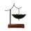 Handcrafted Porcelain Tea Filter With Hanging Hook And-Black 1