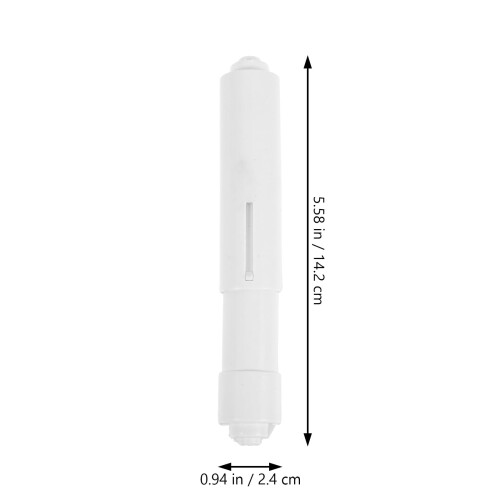 Toilet Paper Holder Spindle Rod Replacement 5 pcs White 2