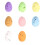 Easter Hanging Pendants Ornament Set 100PCS 1
