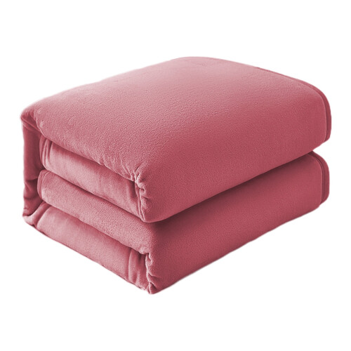 Cooling Blanket Flannel Fleece 1.2x2m Pink 100% Polyester 1