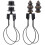2 Sets Clip on Lamp Shade Adapters Round Light Bulb Holders 1