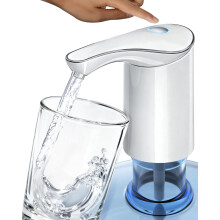 Distributeur d'eau électrique pour bonbonnes de 3 à 5 gallons, distributeur automatique USB-C, pompe submersible portable, silencieux et haute