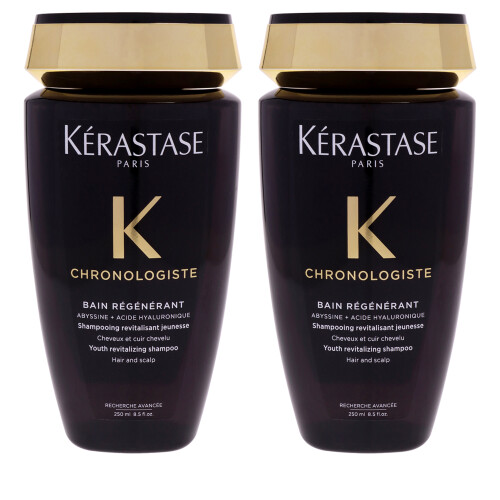 Kerastase Kerastase Chronologiste Regenerant Shampoo 8,5 oz 2 Stück