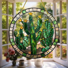 Acrylic Wall Hanging Ornament Green Home Decor 1pc