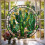Acrylic Wall Hanging Ornament Green Home Decor 1pc 1